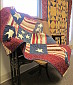 Red, White, and Blue Patriotic Quilt by S. Cully.