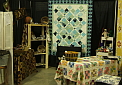 Our Booth at the Fall Calico Clipper's Quilt Show.