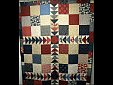 Geese Bandana Quilt by S. Cully. 